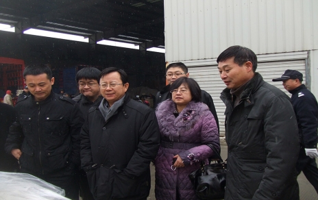 2011年1月,国度商务部市场建设司辅导一行莅临市场视察领导