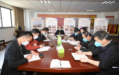 加强工作部署，，争取早日复市