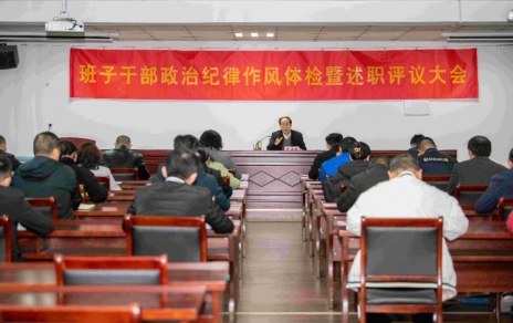 强化责任、提振心灵，，振奋进取、迈出新步！！ ---班子干部政治纪律风格检视暨述职评议情况
