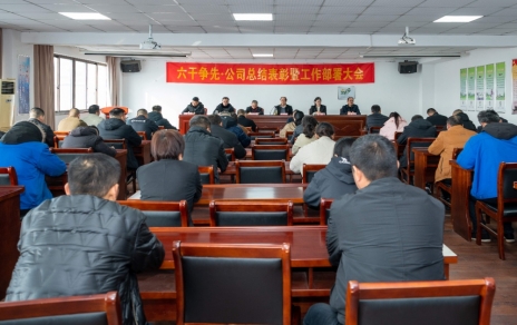 六干争先，，，跃马新程，，，承压抗压，，，拼搏前进，，，推动高质量发展 ——公司召开2025年度工作总结赞美暨2026年度工作带头部署大会